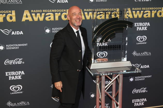 Der Graf von Unheilig bei der Verleihung des 26. Radio Regenbogen Award 2026 in der Europa-Park Arena. Rust, 10.04.2026