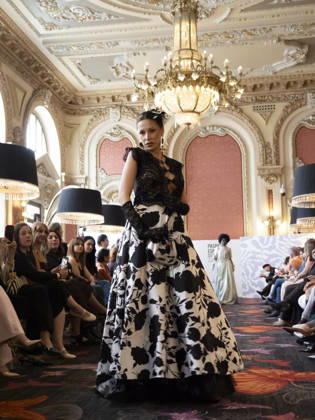 April 11, 2026, Madrid, Madrid, Spain: MADRID, SPAIN - APRIL 11: A model showcases a creation by JULIETH during the Pasarela EspaoÂ±ola LimeLife at Casino Gran Via on April 11, 2026 in Madrid, Spain Madrid Spain  - ZUMAh199 20260411_zip_h199_004 Copyright: xAaronxHerediax