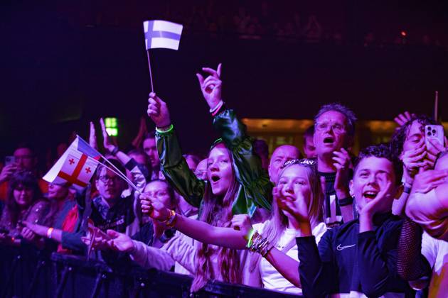 AMSTERDAM - Eurovision fans at AFAS Live during Eurovision in Concert. During the concert, various participants perform their entries for the Song Contest. ANP PAUL BERGEN netherlands out - belgium out  Copyright: xx x555570850x originalFilename: 555570850.jpg