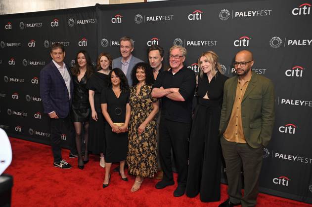 Sarah Chalke, Judy Reyes, Neil Flynn, Aseem Batra, Donald Faison, Bill Lawrence, Christa Miller, John C McGinley, Vanessa Bayer, Zach Braff at arrivals for SCRUBS Screening at PaleyFest LA 2026, Dolby Theatre at Ovation Hollywood, Los Angeles, CA, April 11, 2026. Photo By: Michael Mattes Everett Collection SCRUBS Screening at PaleyFest LA 2026 PUBLICATIONXNOTxINxCANxCHNxFRAxITAxJPNxNORxPOLxRUSxESPxUKxUSA