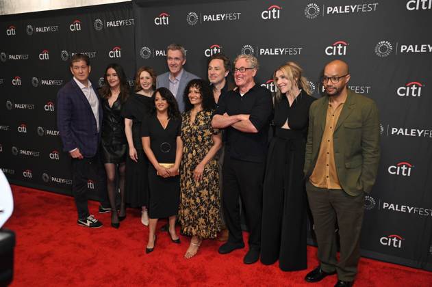 Sarah Chalke, Judy Reyes, Neil Flynn, Aseem Batra, Donald Faison, Bill Lawrence, Christa Miller, John C McGinley, Vanessa Bayer, Zach Braff at arrivals for SCRUBS Screening at PaleyFest LA 2026, Dolby Theatre at Ovation Hollywood, Los Angeles, CA, April 11, 2026. Photo By: Michael Mattes Everett Collection SCRUBS Screening at PaleyFest LA 2026 PUBLICATIONXNOTxINxCANxCHNxFRAxITAxJPNxNORxPOLxRUSxESPxUKxUSA