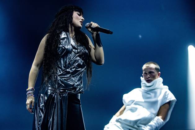 AMSTERDAM - Essyla (Belgium) performs at AFAS Live during Eurovision in Concert. During the concert, various participants perform their entries for the Song Contest. ANP PAUL BERGEN netherlands out - belgium out  Copyright: xx x555582760x originalFilename: 555582760.jpg