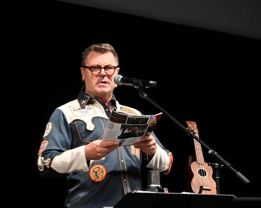 April 11, 2026, Virginia Beach, Virginia, USA: NICK OFFERMAN brings his Big Woodchuck Tour to the Sandler Center in Virginia Beach, Virginia on 10 April 2026. Photo . Ã‚ Virginia Beach USA  - ZUMAm90_ 20260411_zap_m90_003 Copyright: xJeffxMoorex