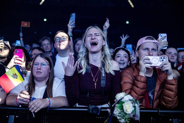 AMSTERDAM - Eurovision fans at AFAS Live during Eurovision in Concert. During the concert, various participants perform their entries for the Song Contest. ANP PAUL BERGEN netherlands out - belgium out  Copyright: xx x555590851x originalFilename: 555590851.jpg