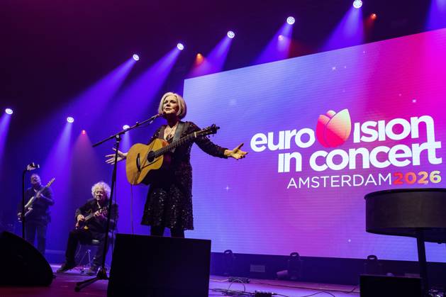 AMSTERDAM - Lenny Kuhr performs her iconic winning song De Troubadour for the last time at AFAS Live during Eurovision in Concert. During the concert, various participants perform their entries for the Song Contest. ANP PAUL BERGEN netherlands out - belgium out  Copyright: xx x555592167x originalFilename: 555592167.jpg