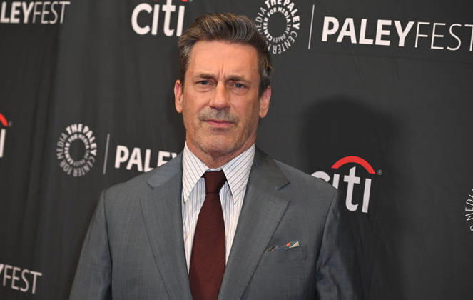 ˜Your Friends and Neighbors™ - 2026 PaleyFest LA Jon Hamm arriving to the panel for Your Friends and Neighbors during the 2026 PaleyFest LA held at the Dolby Theatre on April 11, 2026 in Hollywood, CA. Hollywood Dolby Theatre California USA Copyright: xLeexWattsx xAFF-USA.comx