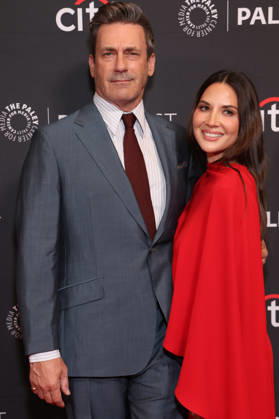 Jon Hamm and Olivia Munn At Apple TV s Your Friends & Neighbors screening at PaleyFest LA at the Dolby Theatre in Hollywood, California on April 11, 2026. Copyright: xAdMedia MediaPunchx