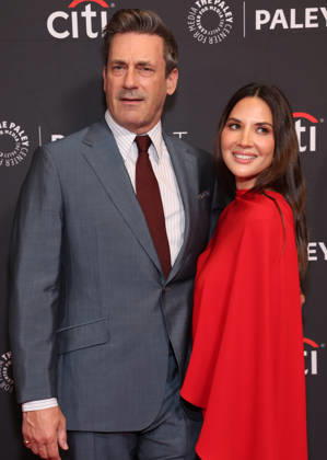 Jon Hamm and Olivia Munn At Apple TV s Your Friends & Neighbors screening at PaleyFest LA at the Dolby Theatre in Hollywood, California on April 11, 2026. Copyright: xAdMedia MediaPunchx