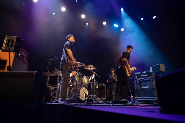 Toe performing live at Troxy in London, United Kingdom, on 11 April 2026 Toe performing live at Troxy in London, United Kingdom, on 11 April 2026, Credit:Sarah Tsang Avalon  Copyright: xSarahxTsangx xAvalonx 1090308112