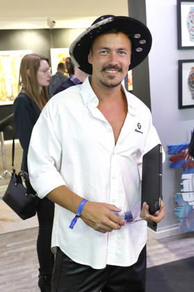 Steffen Rosenberger bei der Eröffnung der Ausstellung Keine Panik in Werl - Das Udo Lindenberg Universum in den Walentowski Galerien. Werl, 11.04.2026