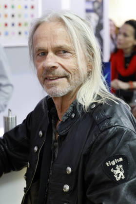 Dan Lucas bei der Eröffnung der Ausstellung Keine Panik in Werl - Das Udo Lindenberg Universum in den Walentowski Galerien. Werl, 11.04.2026