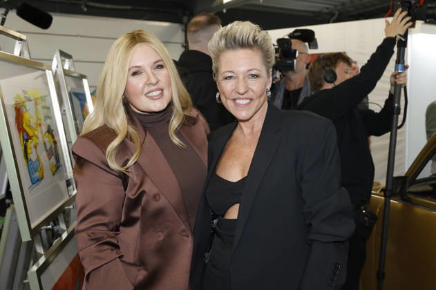 Maite Kelly und Alexandra Hofmann bei der Eröffnung der Ausstellung Keine Panik in Werl - Das Udo Lindenberg Universum in den Walentowski Galerien. Werl, 11.04.2026