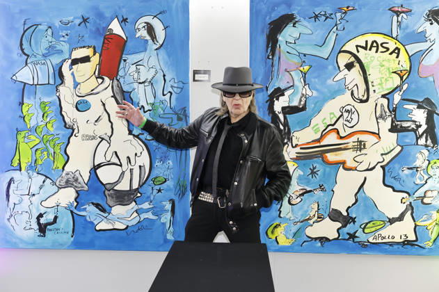 Udo Lindenberg bei der Eröffnung der Ausstellung Keine Panik in Werl - Das Udo Lindenberg Universum in den Walentowski Galerien. Werl, 11.04.2026