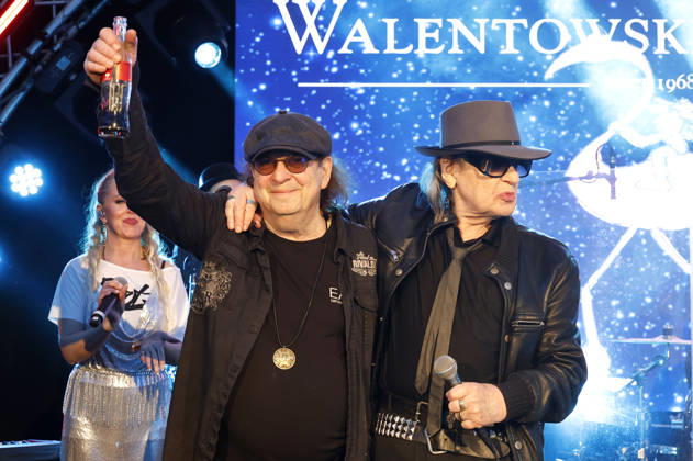 Jean-Jacques Kravetz und Udo Lindenberg bei der Eröffnung der Ausstellung Keine Panik in Werl - Das Udo Lindenberg Universum in den Walentowski Galerien. Werl, 11.04.2026