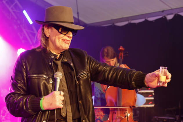 Udo Lindenberg bei der Eröffnung der Ausstellung Keine Panik in Werl - Das Udo Lindenberg Universum in den Walentowski Galerien. Werl, 11.04.2026