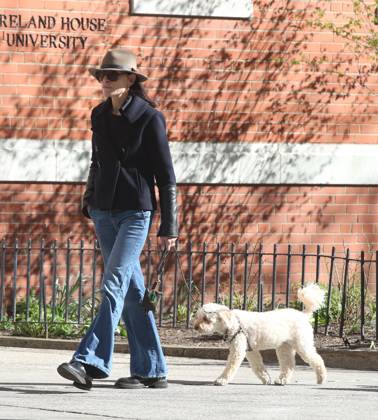 Julianna Margulies seen walking her adorable pooch out in the West Village Featuring: Julianne Marguiles Where: New York City, New York, United States When: 11 Apr 2026 Credit: Rob Davis INSTARimages EDITORIAL USE ONLY. NOT FOR USE BY NEWSPAPERS BASED IN THE UK. Copyright: xx instar55611790