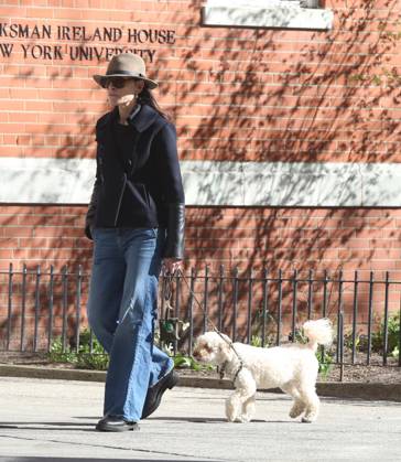 Julianna Margulies seen walking her adorable pooch out in the West Village Featuring: Julianne Marguiles Where: New York City, New York, United States When: 11 Apr 2026 Credit: Rob Davis INSTARimages EDITORIAL USE ONLY. NOT FOR USE BY NEWSPAPERS BASED IN THE UK. Copyright: xx instar55611791