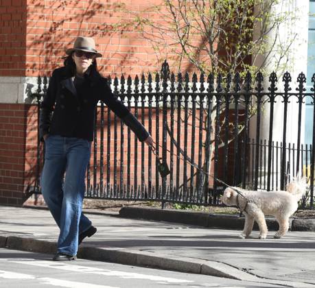 Julianna Margulies seen walking her adorable pooch out in the West Village Featuring: Julianne Marguiles Where: New York City, New York, United States When: 11 Apr 2026 Credit: Rob Davis INSTARimages EDITORIAL USE ONLY. NOT FOR USE BY NEWSPAPERS BASED IN THE UK. Copyright: xx instar55611784