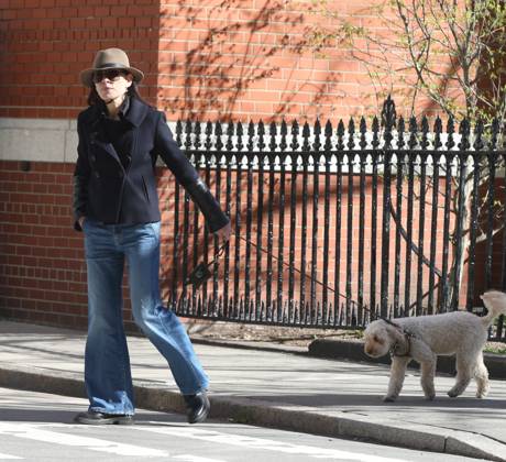 Julianna Margulies seen walking her adorable pooch out in the West Village Featuring: Julianne Marguiles Where: New York City, New York, United States When: 11 Apr 2026 Credit: Rob Davis INSTARimages EDITORIAL USE ONLY. NOT FOR USE BY NEWSPAPERS BASED IN THE UK. Copyright: xx instar55611786