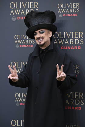 2026 Olivier Awards, Royal Albert Hall, London, UK, 12 April 2026. Boy George at the 2026 Olivier Awards, Royal Albert Hall, London, UK, 12 April 2026., Credit:Justin Ng Avalon United Kingdom, London Copyright: xJustinxNgx xAvalonx 1090434967