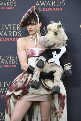 2026 Olivier Awards, Royal Albert Hall, London, UK, 12 April 2026. Jo Foster at the 2026 Olivier Awards, Royal Albert Hall, London, UK, 12 April 2026., Credit:Justin Ng Avalon United Kingdom, London Copyright: xJustinxNgx xAvalonx 1090438164