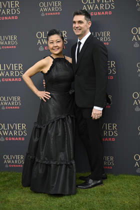 2026 Olivier Awards, Royal Albert Hall, London, UK, 12 April 2026. Linda Cho and guest at the 2026 Olivier Awards, Royal Albert Hall, London, UK, 12 April 2026., Credit:Justin Ng Avalon United Kingdom, London Copyright: xJustinxNgx xAvalonx 1090443101