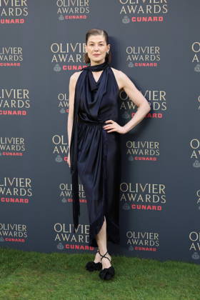 . 12 04 2026. London, United Kingdom. Rosamund Pike arriving at The Olivier Awards in London.  xStephenxLockx xi-Imagesx IIM-26693-0025
