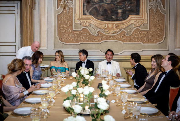 11-04-2026 Rome Princess Olimpia Colonna di Paliano, Clemens van Steijn attends the Convivia Romana Gala Weekend of the Black Tulip Society Italy Â  Copyright: xPPEx