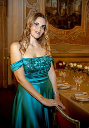 11-04-2026 Rome Princess Olimpia Colonna di Paliano attends the Convivia Romana Gala Weekend of the Black Tulip Society Italy Â  Copyright: xPPEx