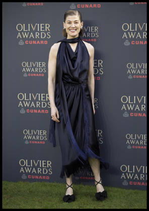 . 12 04 2026. London, United Kingdom. Rosamund Pike arriving at The Olivier Awards in London.  xStephenxLockx xi-Imagesx IIM-26693-0056
