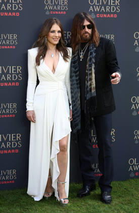 The 2026 Olivier Awards at the Royal Albert Hall in London, England. Elizabeth Hurley and Billy Ray Cyrus attend the Olivier Awards at the Royal Albert Hall in London on the 12th April 2026. London Royal Albert Hall UK Copyright: xFredxDuvalx