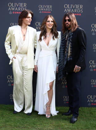 The 2026 Olivier Awards at the Royal Albert Hall in London, England. Damian Hurley, Elizabeth Hurley and Billy Ray Cyrus attend the Olivier Awards at the Royal Albert Hall in London on the 12th April 2026. London Royal Albert Hall UK Copyright: xFredxDuvalx