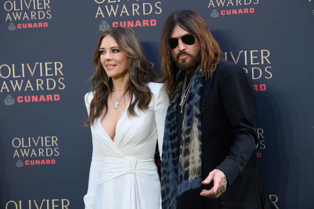 The Olivier Awards 2026 Arrivals at Royal Albert Hall, London, UK Elizabeth Hurley and Billy Ray Cyrus attends The Olivier Awards 2026 at Royal Albert Hall, London, England, UK on Sunday 12 April, 2026., Credit:Justin Ng Avalon UK, England, London, Royal Albert Hall Copyright: xJustinxNgx xAvalonx 1090512289