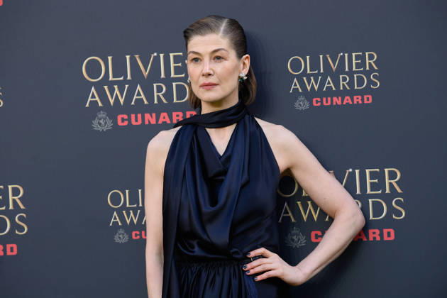 The Olivier Awards 2026 Arrivals at Royal Albert Hall, London, UK Rosamund Pike attends The Olivier Awards 2026 at Royal Albert Hall, London, England, UK on Sunday 12 April, 2026., Credit:Justin Ng Avalon UK, England, London, Royal Albert Hall Copyright: xJustinxNgx xAvalonx 1090512417