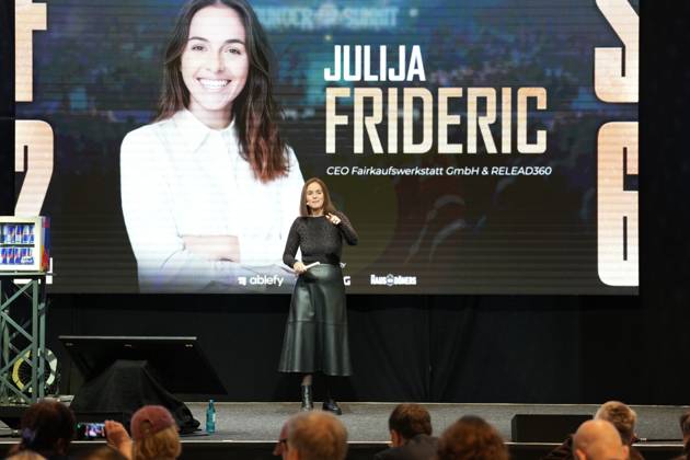 The Founder Summit 2026 Julija Frideric beim The Founder Summit 2026 im RheinMain CongressCenter (RMCC) in Wiesbaden am 12.04.2026 Wiesbaden RheinMain CongressCenter Hessen