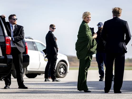 PHILADELPHIA - King Willem-Alexander and Queen Maxima land at Philadelphia International Airport for a three-day working visit to Philadelphia, Washington DC, and Miami. REMKO DE WAAL ANP netherlands out - belgium out  Copyright: xx x555670510x originalFilename: 555670510.jpg