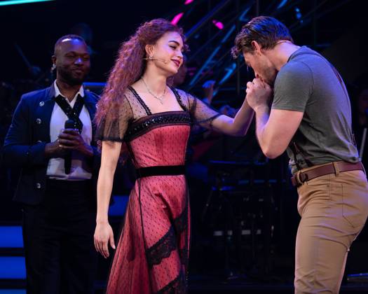 Melissa Barrera, Constantine Rousouli on stage for TITANIQUE Opening Night on Broadway Curtain Call, St. James Theatre, New York, NY, April 12, 2026. Photo By: Simon Lindenblatt Everett Collection TITANIQUE Opening Night on Broadway Curtain Call PUBLICATIONXNOTxINxCANxCHNxFRAxITAxJPNxNORxPOLxRUSxESPxUKxUSA