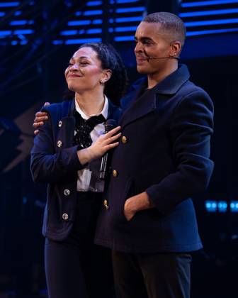 Kristina Leopold, Layton Williams on stage for TITANIQUE Opening Night on Broadway Curtain Call, St. James Theatre, New York, NY, April 12, 2026. Photo By: Simon Lindenblatt Everett Collection TITANIQUE Opening Night on Broadway Curtain Call PUBLICATIONXNOTxINxCANxCHNxFRAxITAxJPNxNORxPOLxRUSxESPxUKxUSA