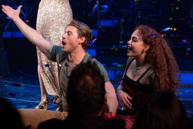 Melissa Barrera, Constantine Rousouli on stage for TITANIQUE Opening Night on Broadway Curtain Call, St. James Theatre, New York, NY, April 12, 2026. Photo By: Simon Lindenblatt Everett Collection TITANIQUE Opening Night on Broadway Curtain Call PUBLICATIONXNOTxINxCANxCHNxFRAxITAxJPNxNORxPOLxRUSxESPxUKxUSA