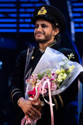 Frankie Grande on stage for TITANIQUE Opening Night on Broadway Curtain Call, St. James Theatre, New York, NY, April 12, 2026. Photo By: Simon Lindenblatt Everett Collection TITANIQUE Opening Night on Broadway Curtain Call PUBLICATIONXNOTxINxCANxCHNxFRAxITAxJPNxNORxPOLxRUSxESPxUKxUSA
