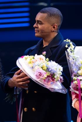 Layton Williams on stage for TITANIQUE Opening Night on Broadway Curtain Call, St. James Theatre, New York, NY, April 12, 2026. Photo By: Simon Lindenblatt Everett Collection TITANIQUE Opening Night on Broadway Curtain Call PUBLICATIONXNOTxINxCANxCHNxFRAxITAxJPNxNORxPOLxRUSxESPxUKxUSA