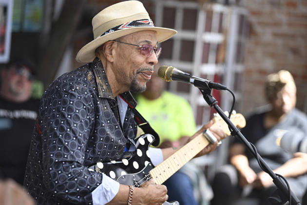 April 12, 2026, Clarksdale, Ms, United States of America: JOHN PRIMER during day five of the 2026 Juke Joint Festival on April 12, 2026 in Clarksdale, Mississippi. Clarksdale United States of America - ZUMAw132 20260412_zap_w132_004 Copyright: xTomxWalkox