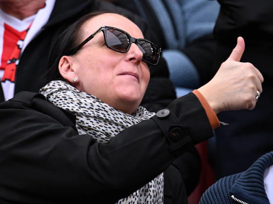 12.04.2026, xophax, Fussball 1.Bundesliga, 1.FC Koeln - Werder Bremen. Sabrina El Mala , Mutter von Said El Mala. (DFL DFB REGULATIONS PROHIBIT ANY USE OF PHOTOGRAPHS as IMAGE SEQUENCES and or QUASI-VIDEO) Koeln