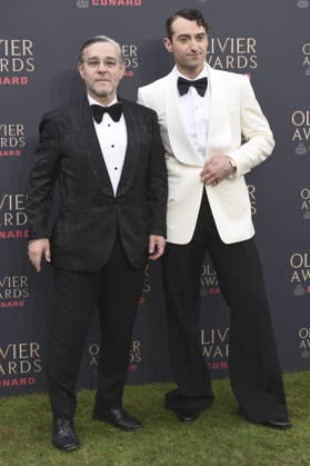 Andy Nyman und Marc Antolin bei der Verleihung der Olivier Awards 2026 in der Royal Albert Hall. 12.04.2026