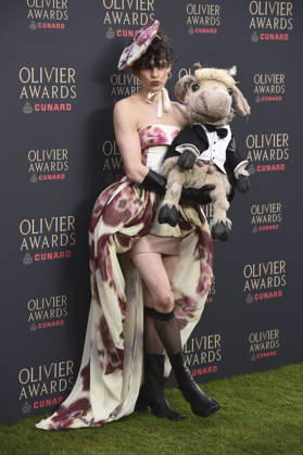 Jo Foster bei der Verleihung der Olivier Awards 2026 in der Royal Albert Hall. 12.04.2026