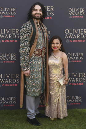 James Hameed und Arti Shah bei der Verleihung der Olivier Awards 2026 in der Royal Albert Hall. 12.04.2026