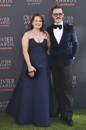 Giovanna Fletcher mit Ehemann Tom Fletcher bei der Verleihung der Olivier Awards 2026 in der Royal Albert Hall. 12.04.2026
