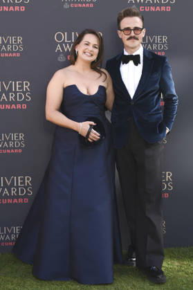Giovanna Fletcher mit Ehemann Tom Fletcher bei der Verleihung der Olivier Awards 2026 in der Royal Albert Hall. 12.04.2026