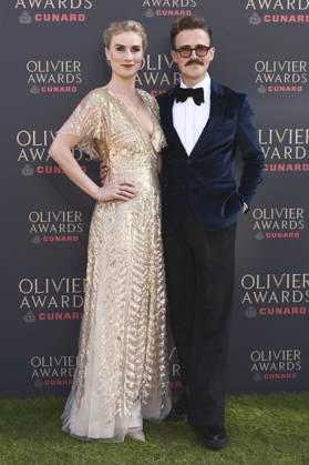 Jessica Swale und Tom Fletcher bei der Verleihung der Olivier Awards 2026 in der Royal Albert Hall. 12.04.2026