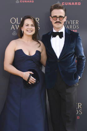 Giovanna Fletcher mit Ehemann Tom Fletcher bei der Verleihung der Olivier Awards 2026 in der Royal Albert Hall. 12.04.2026